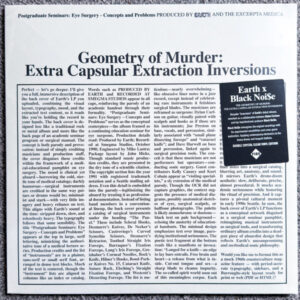 Geometry Of Murder: The Extra Capsular Extraction Inversions
