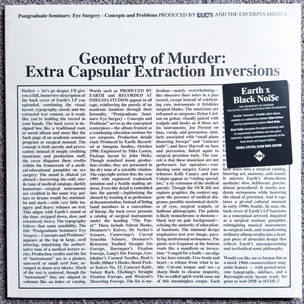 Geometry Of Murder: The Extra Capsular Extraction Inversions