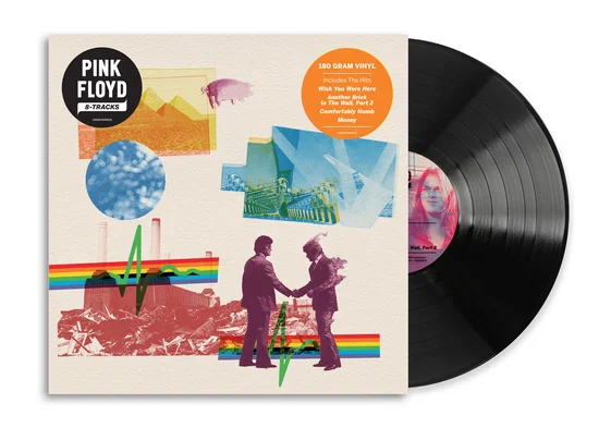 Pink Floyd - 8-Tracks - sort lp - på gaden i morgen